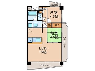 ソレイユ名東(3A)の物件間取画像